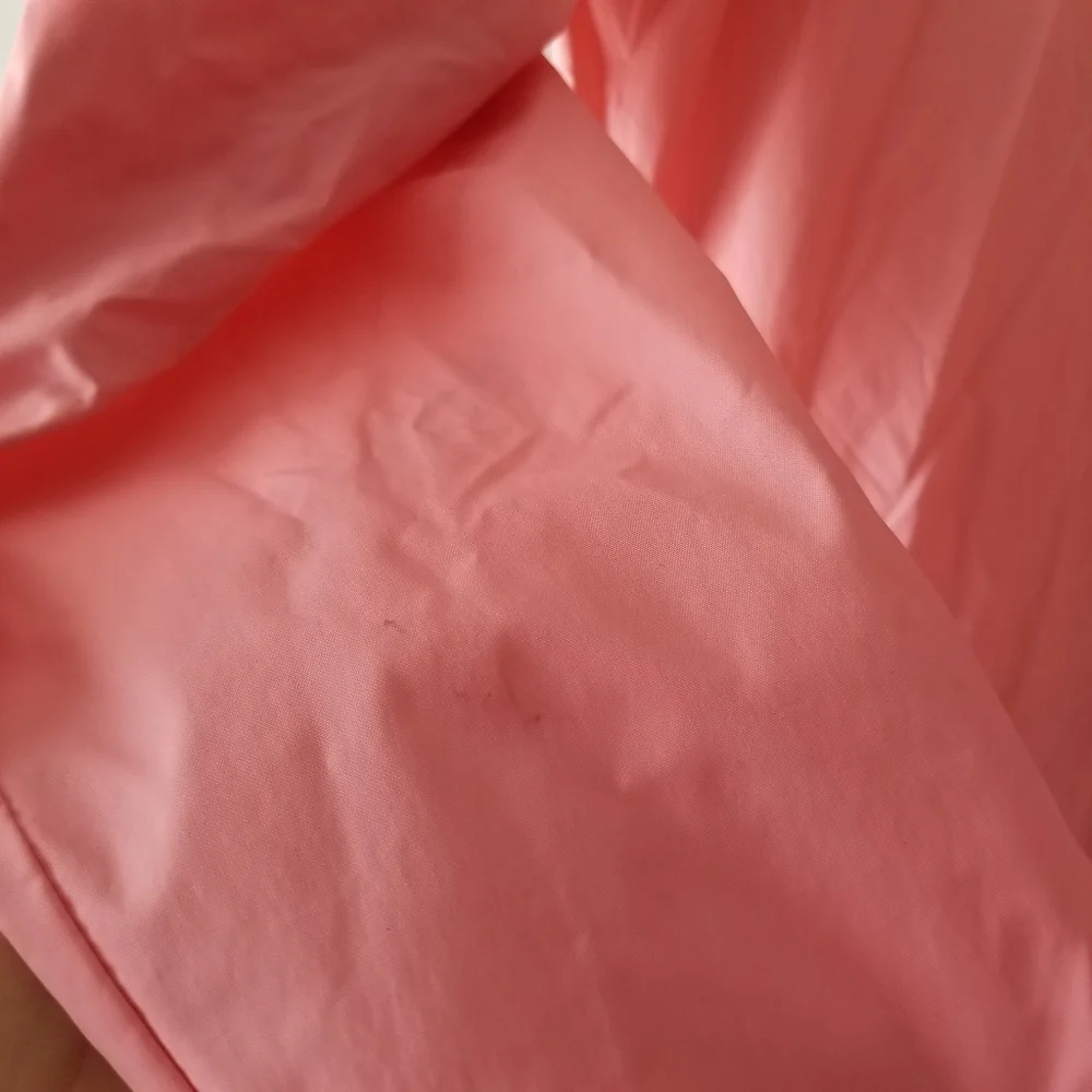 LL Bean Pink Windreaker Jacket Hooded Lightweight